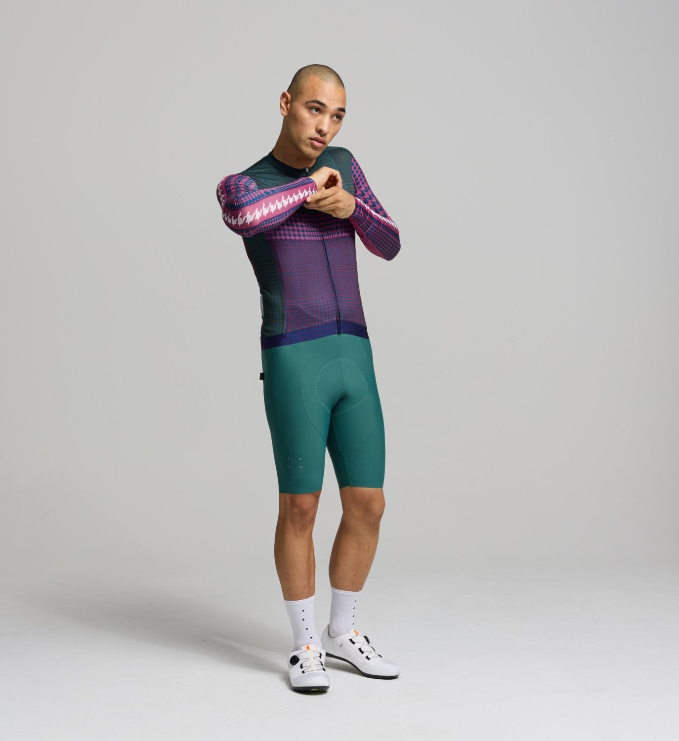 Houndsknit L/S Training Jersey Dusty Purple