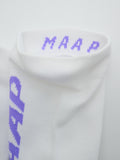 Emerge Sock White/Fluoro Purple