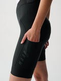 Women's Team Bib Evo Cargo Black/Black