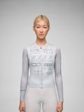 Women's Drome Pro Air LS Jersey 3.0 Ice Gray