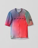 Women's Blurred Out Pro Hex Jersey 2.0 Red Mix