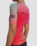 Women's Blurred Out Pro Hex Jersey 2.0 Red Mix