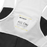 2021 All Day Bib Shorts Black Reflective Tonal Logo