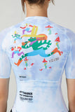 ATQ x Egle Zvirblyte Women's Ride at Dawn Jersey (Blue)